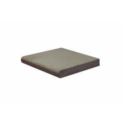 Concrete Bullnose Coping Paver - Smooth 300 x 300mm Coloured