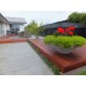 Concrete Bullnose Coping Paver - Honed 300 x 300mm Specialty