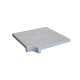 Granite Dropface Internal Corner Coping Paver - Flamed 480 x 480mm White