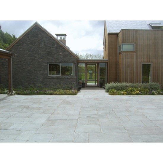 Indian Sandstone Paver - Natural Split 600 x 300mm Cloud